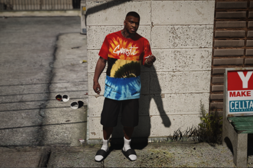 Comme des Garçons Sweaters w/ Gnarcoticz Tri Dye Shirt